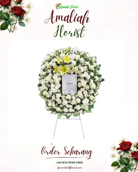 Krans Bunga Duka Cibelok